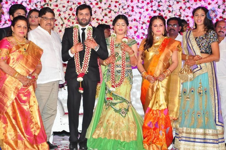 Jaya Prada Son Siddharth Wedding Reception 1 - 29 / 84 photos