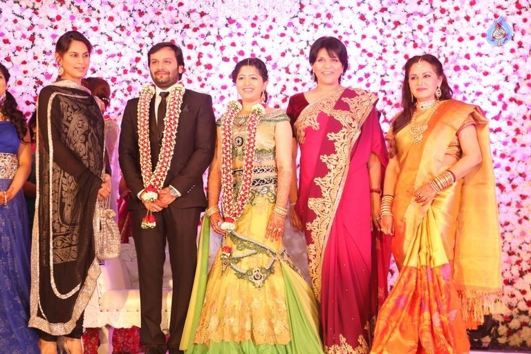 Jaya Prada Son Siddharth Wedding Reception 2 - 6 / 84 photos