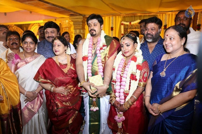 Jayachitra Son Amresh Wedding Reception - 14 / 102 photos