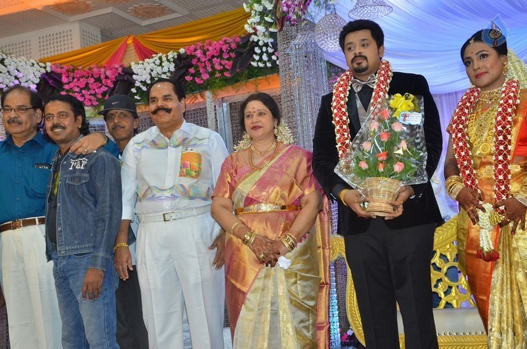 Jayachitra Son Amresh Wedding Reception - 16 / 102 photos