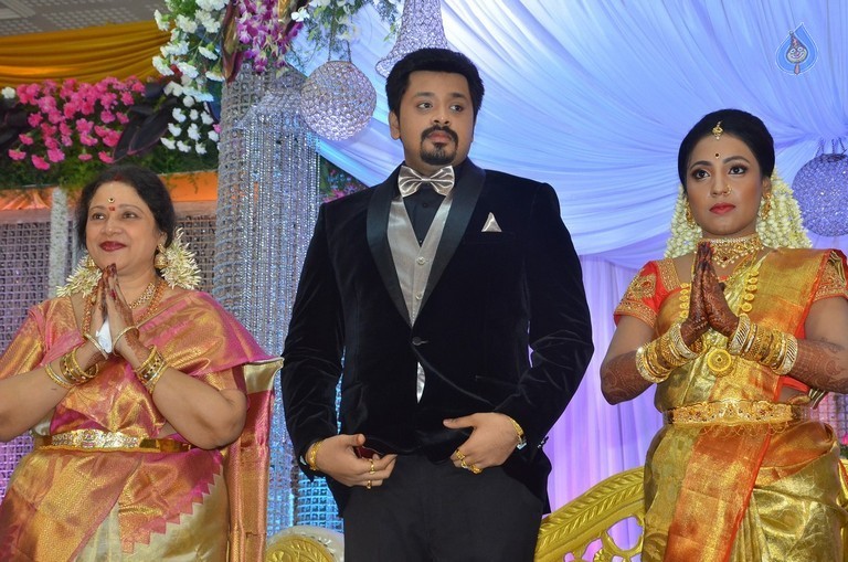 Jayachitra Son Amresh Wedding Reception - 18 / 102 photos