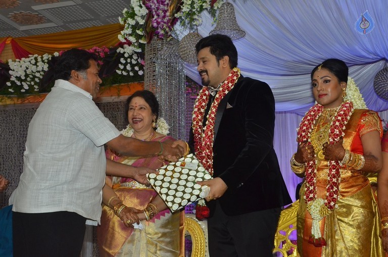 Jayachitra Son Amresh Wedding Reception - 25 / 102 photos
