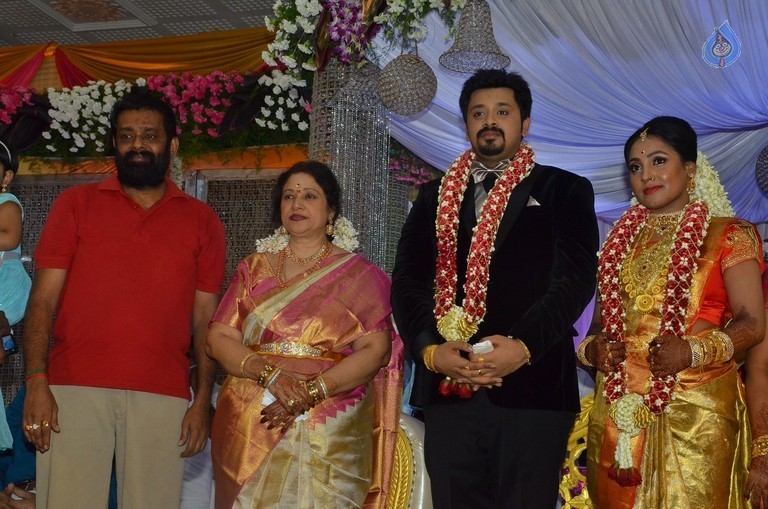 Jayachitra Son Amresh Wedding Reception - 30 / 102 photos