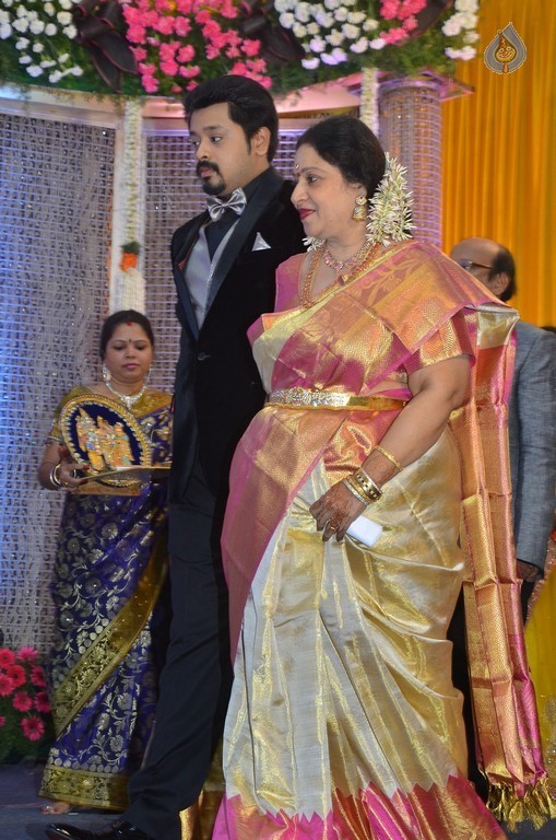 Jayachitra Son Amresh Wedding Reception - 50 / 102 photos