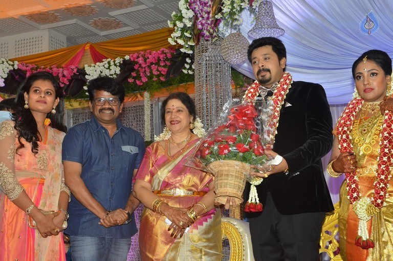 Jayachitra Son Amresh Wedding Reception - 59 / 102 photos