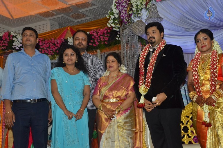 Jayachitra Son Amresh Wedding Reception - 62 / 102 photos