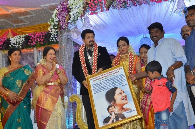 Jayachitra Son Amresh Wedding Reception - 67 / 102 photos