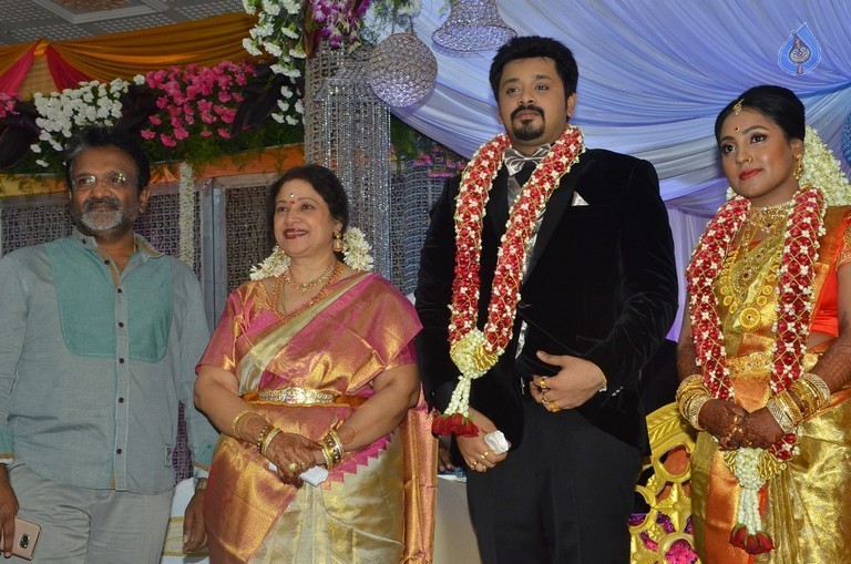 Jayachitra Son Amresh Wedding Reception - 73 / 102 photos