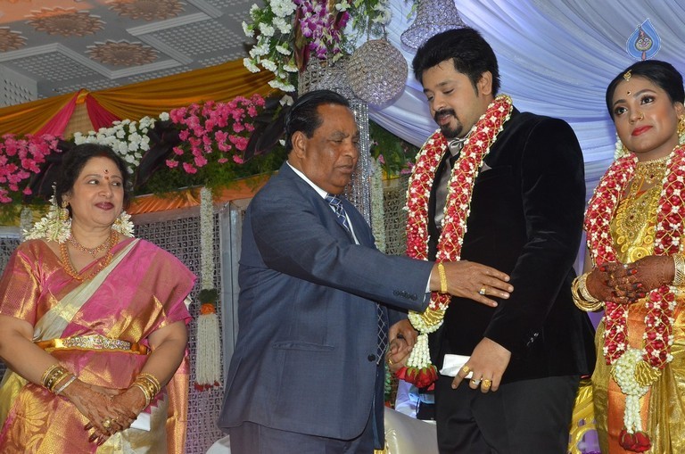 Jayachitra Son Amresh Wedding Reception - 87 / 102 photos