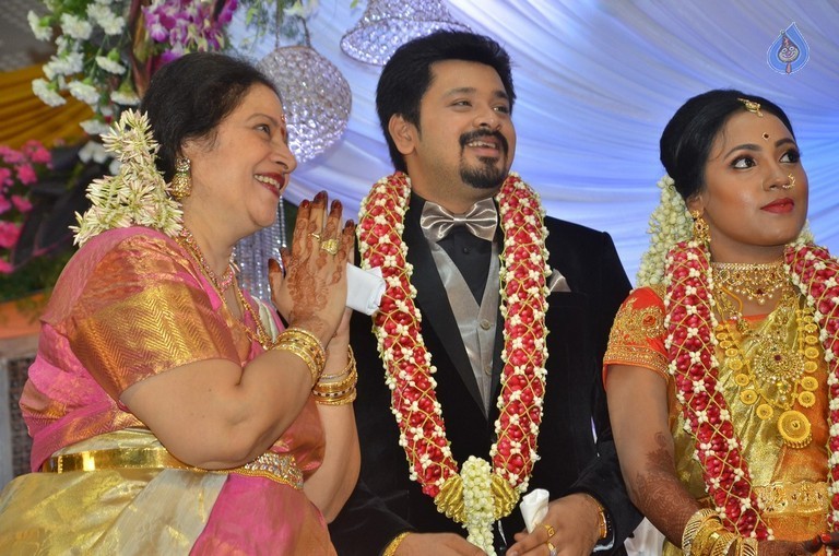Jayachitra Son Amresh Wedding Reception - 93 / 102 photos