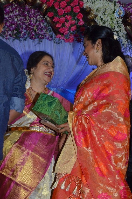 Jayachitra Son Amresh Wedding Reception - 99 / 102 photos