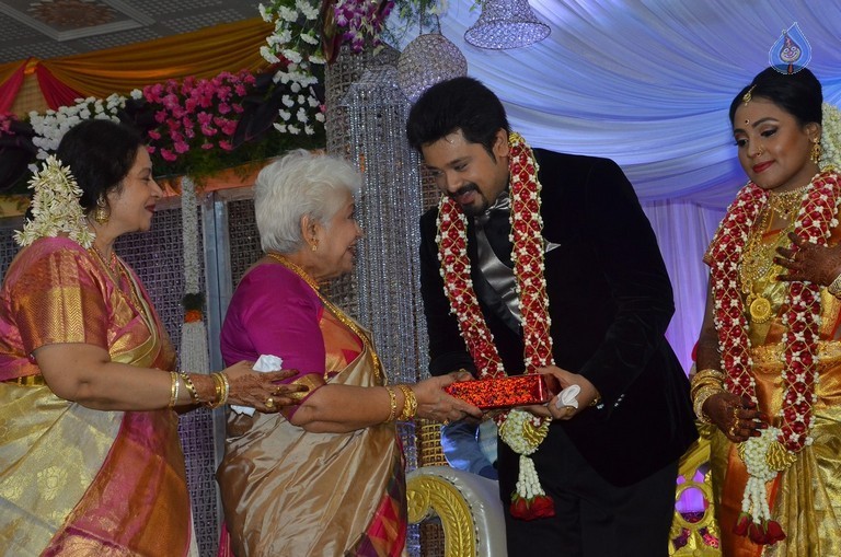 Jayachitra Son Amresh Wedding Reception - 101 / 102 photos