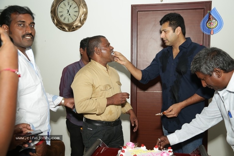 Jayam Ravi Birthday Celebration Stills - 10 / 12 photos