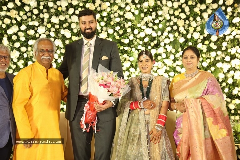 Jayasudha Son Nihar Kapoor Wedding Reception 02 - 16 / 77 photos