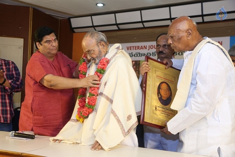 Journalists Association Felicitates Dadasaheb Phalke K Viswanath - 52 / 52 photos