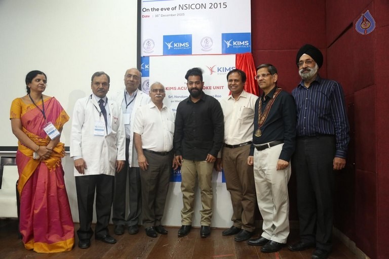 Jr NTR at Kims Acute Stroke Unit Inauguration - 28 / 57 photos