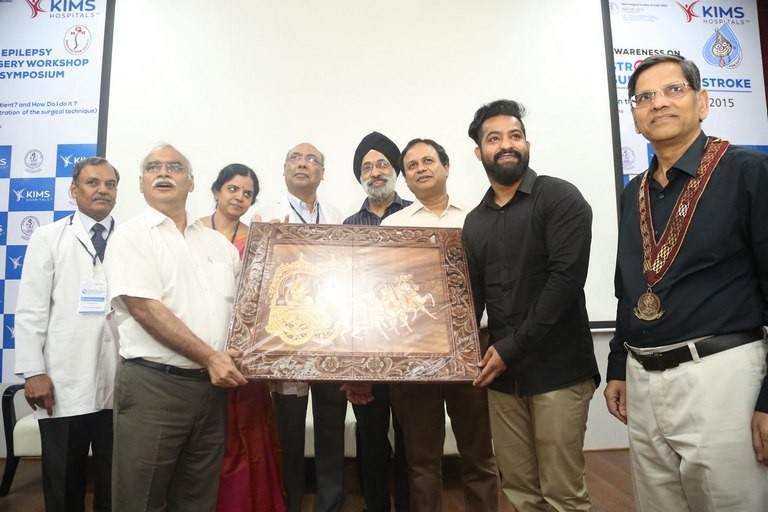 Jr NTR at Kims Acute Stroke Unit Inauguration - 37 / 57 photos