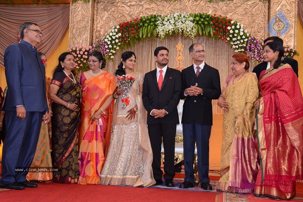 K Balachander Grand Daughter Wedding Reception - 17 / 86 photos