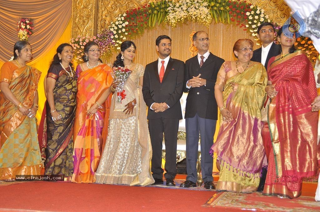 K Balachander Grand Daughter Wedding Reception - 63 / 86 photos