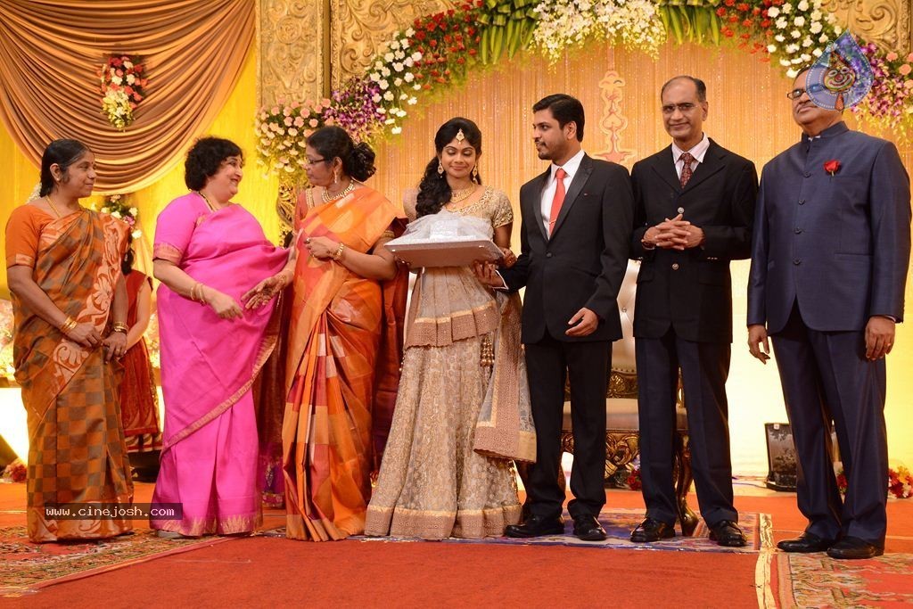 K Balachander Grand Daughter Wedding Reception - 64 / 86 photos