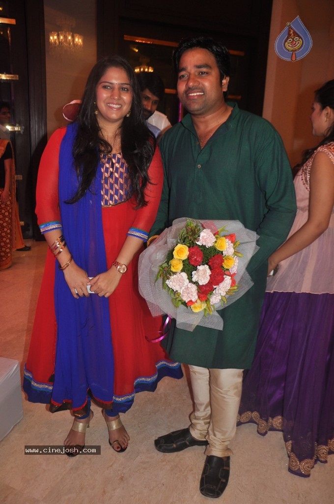 Keerthi with Rakesh Wedding Sangeet Photos - 73 / 77 photos