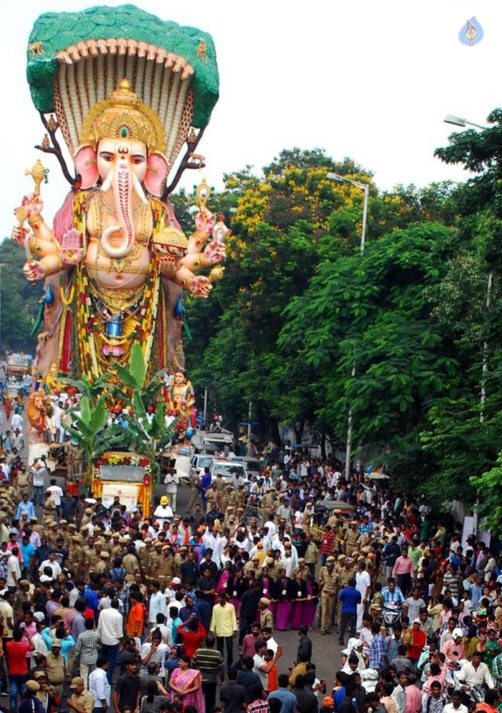 Khairatabad and Balapur Ganesh Nimajjanam Photos Photo 4 of 85