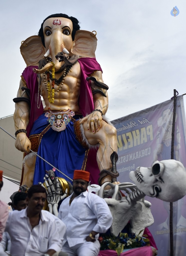 Khairatabad and Balapur Ganesh Nimajjanam Photos Photo 7 of 85