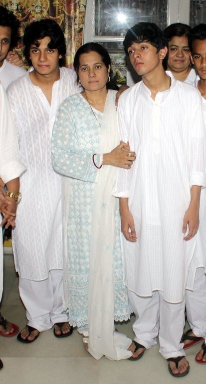 Late Music Director Aadesh Srivastav 4th Day Prayer - 29 / 42 photos