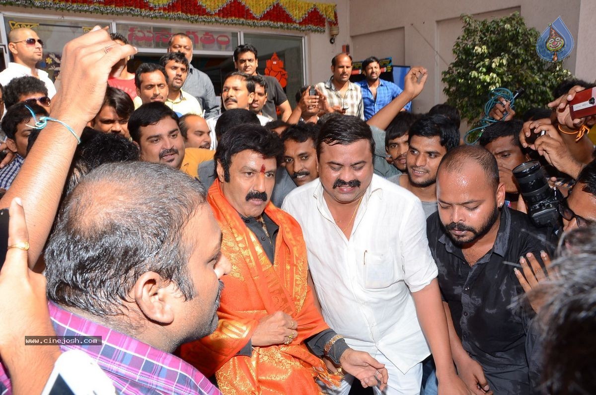 Balakrishna Watches Lion Movie at Bramaramba Theatre - 3 / 40 photos