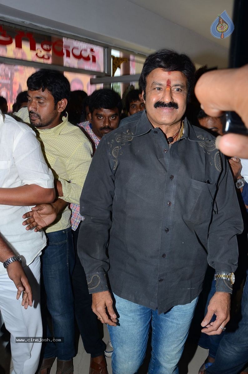 Balakrishna Watches Lion Movie at Bramaramba Theatre - 13 / 40 photos