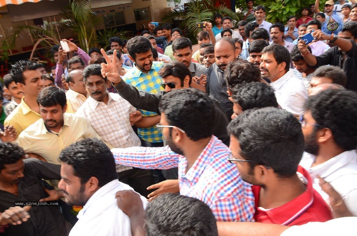 Balakrishna Watches Lion Movie at Bramaramba Theatre - 39 / 40 photos