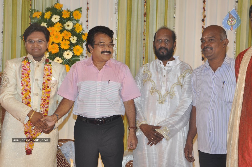 Lyricist Piraisudan Daughter Wedding Reception - 79 / 122 photos