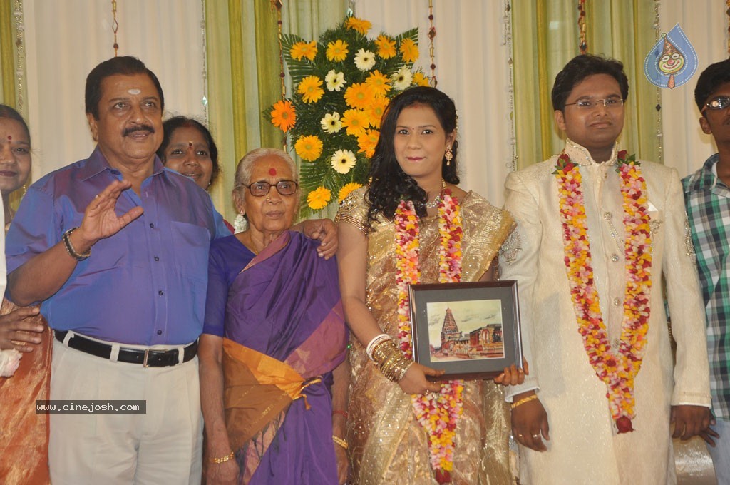 Lyricist Piraisudan Daughter Wedding Reception - 94 / 122 photos