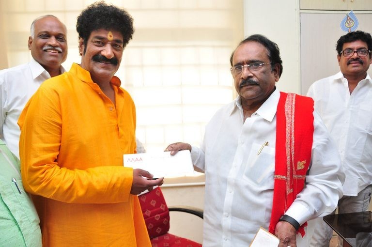 MAA Donate Cheque to Pavala Syamala - 5 / 29 photos