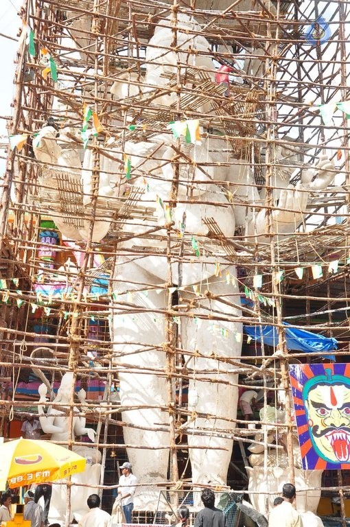 Making of Khairatabad Ganesh 2015 Photos - 54 / 59 photos
