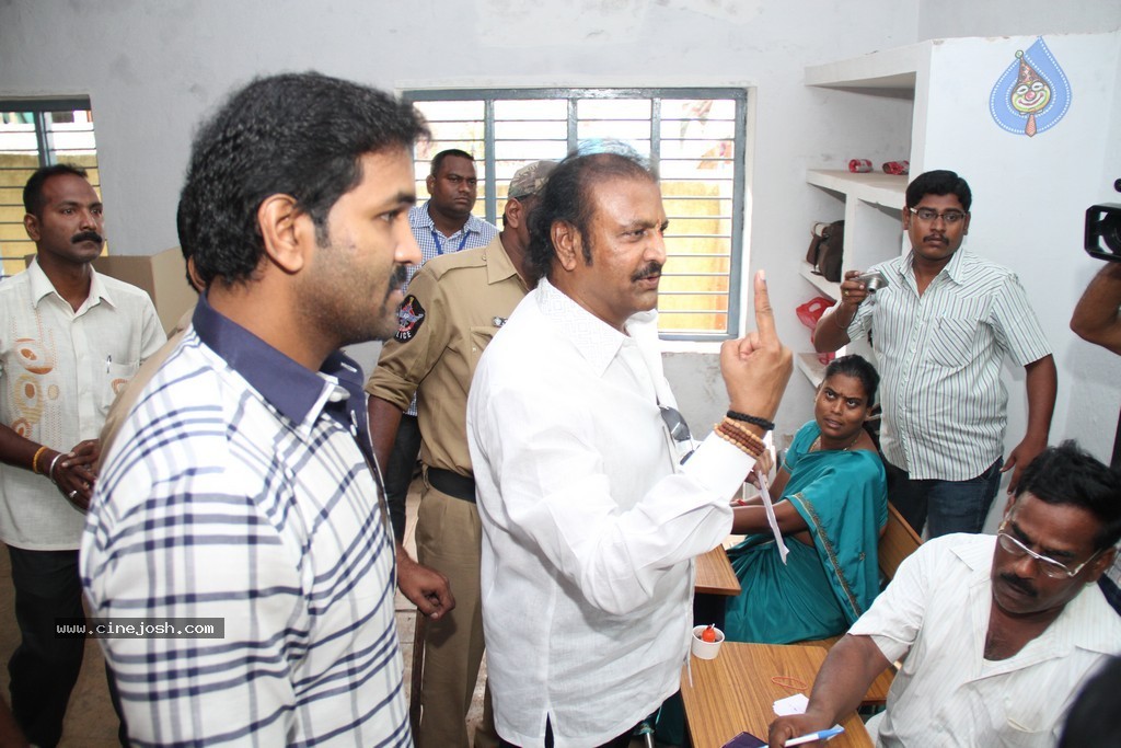 Manchu Family Members Casting Their Votes  - 1 / 14 photos