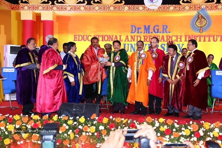 Manchu Mohan Babu Doctorate Award By MGR University Photos - 1 / 8 photos