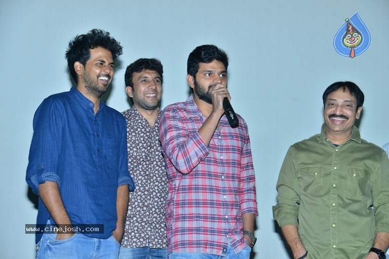 Mental Madhilo Movie Team at Sandhya Theater - 4 / 10 photos