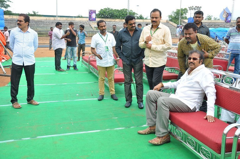 Mohanbabu Visits MB 40 Stadium Photos - 11 / 42 photos