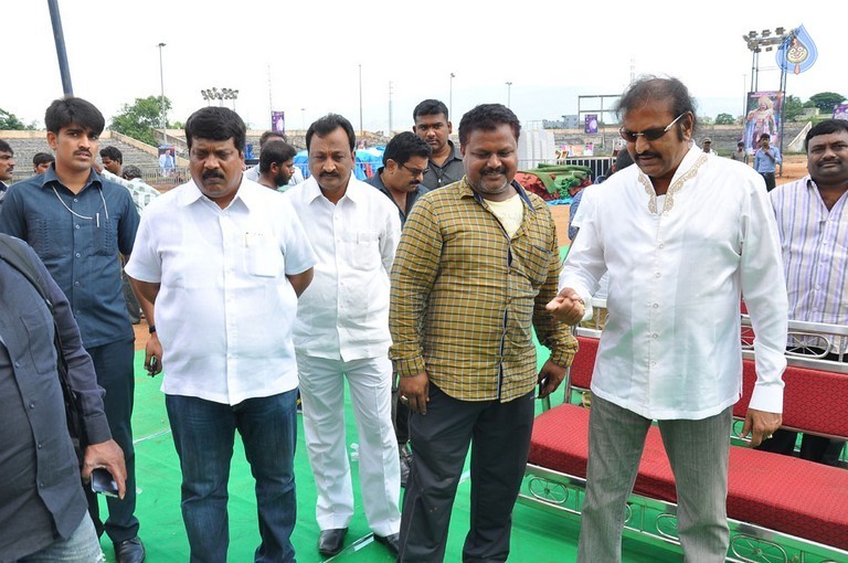 Mohanbabu Visits MB 40 Stadium Photos - 13 / 42 photos