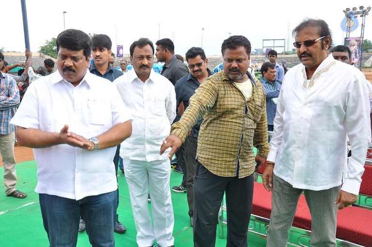 Mohanbabu Visits MB 40 Stadium Photos - 16 / 42 photos