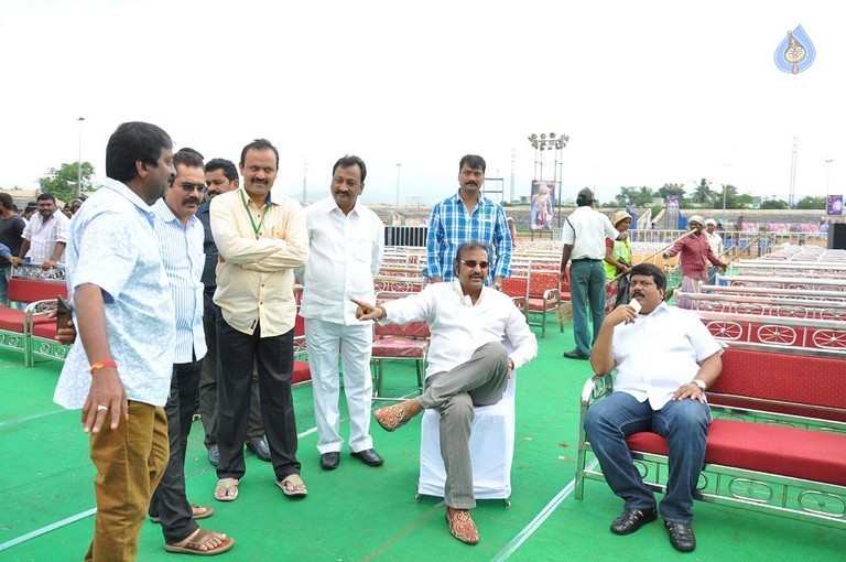 Mohanbabu Visits MB 40 Stadium Photos - 34 / 42 photos