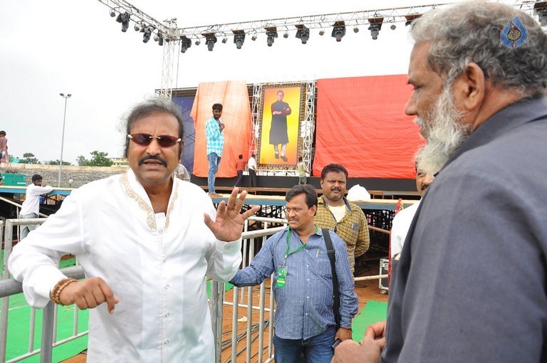 Mohanbabu Visits MB 40 Stadium Photos - 35 / 42 photos