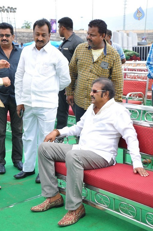 Mohanbabu Visits MB 40 Stadium Photos - 36 / 42 photos