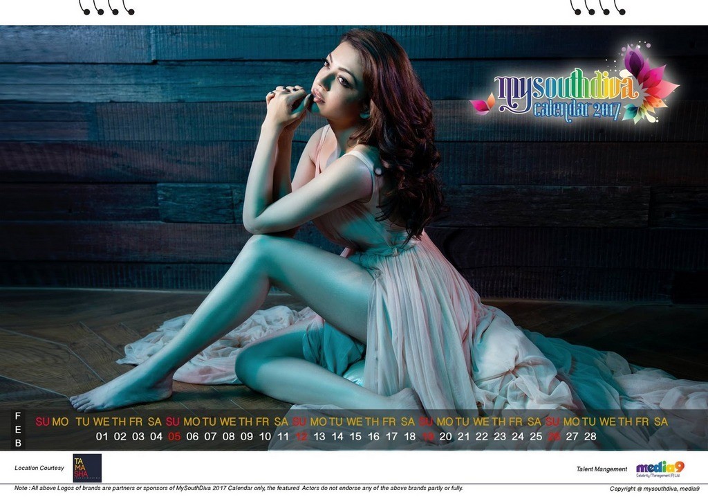 My South Diva Calendar 2017 Photos - 10 / 11 photos