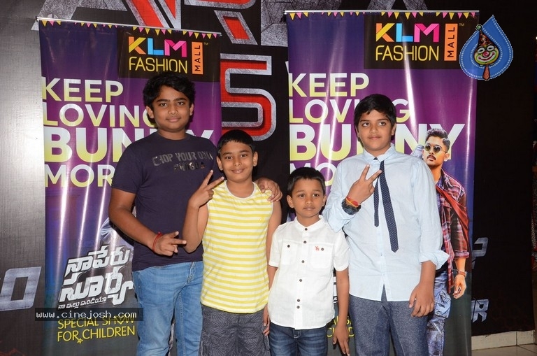 Naa Peru Surya Special Show for Children's at Prasad Multiplex - 4 / 16 photos