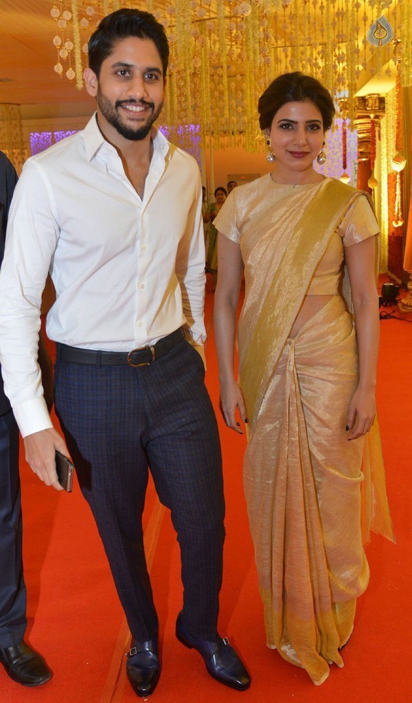 Naga Chaitanya and Samantha at Swathi Wedding - 7 / 21 photos