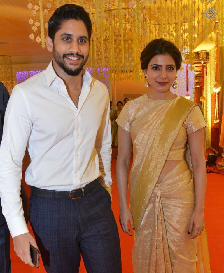 Naga Chaitanya and Samantha at Swathi Wedding - 8 / 21 photos