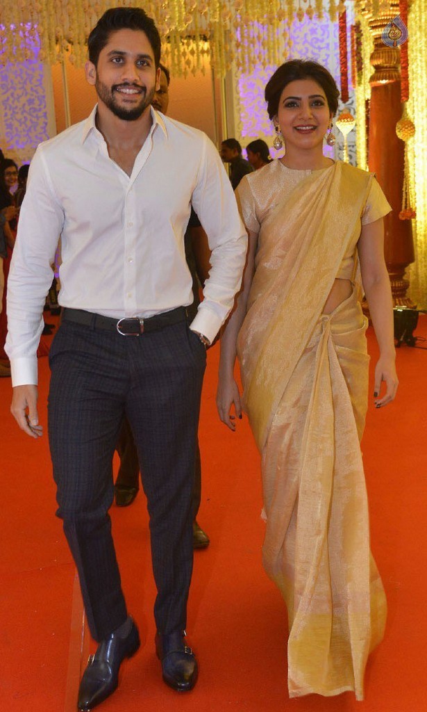 Naga Chaitanya and Samantha at Swathi Wedding - 11 / 21 photos