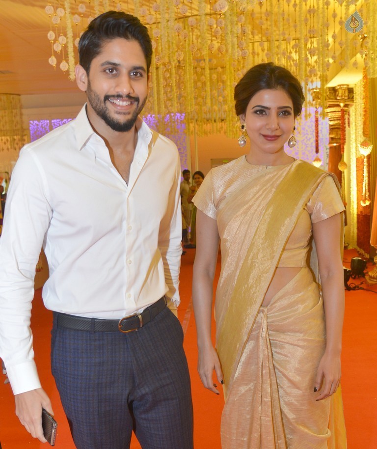 Naga Chaitanya and Samantha at Swathi Wedding - 13 / 21 photos